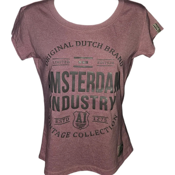 Amsterdam Industry Limited Edition Short Sleeve Top - Picture 1 of 4